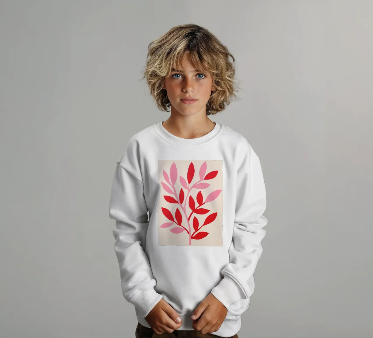 Design decorativo dei rami felpa bambino da Carinaprint