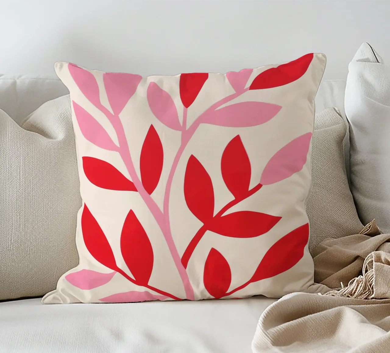 Design decorativo dei rami cuscino da Carinaprint