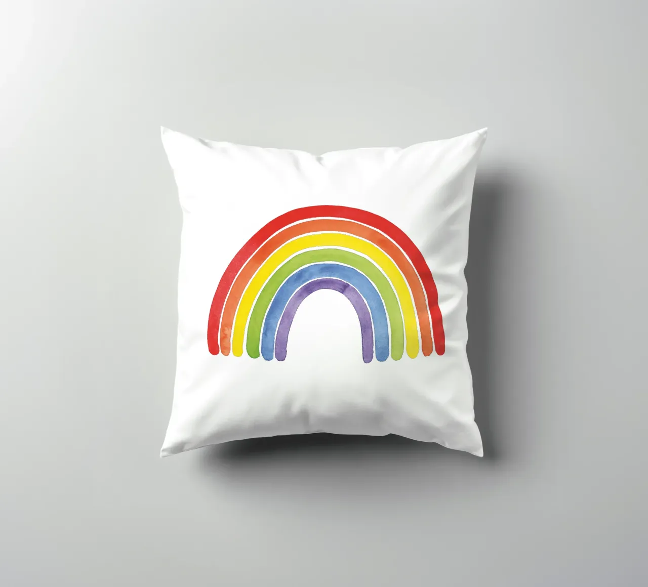 Regenbogen, da qualche parte... cuscino da Stefanie Guckau