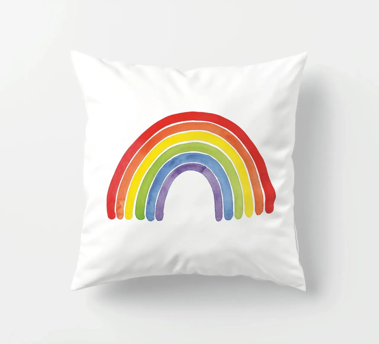 Regenbogen, da qualche parte... cuscino da Stefanie Guckau