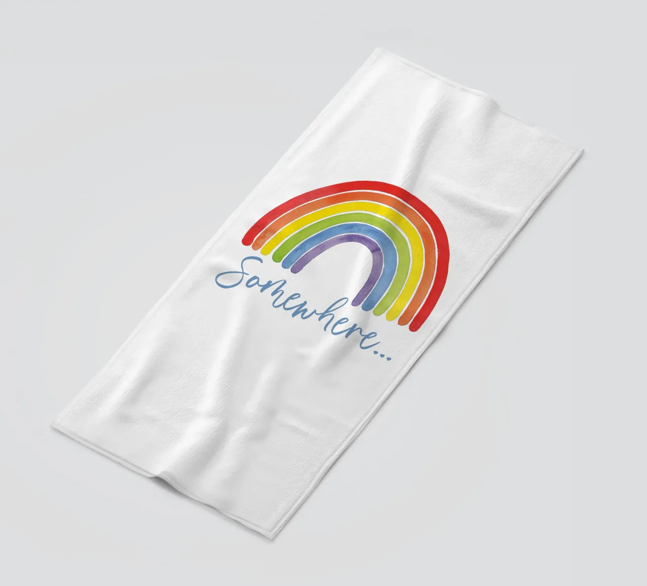 Regenbogen, da qualche parte... telo mare da Stefanie Guckau