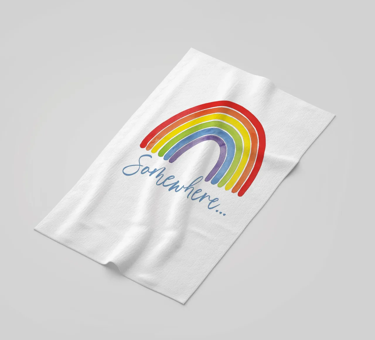 Regenbogen, da qualche parte... telo mare da Stefanie Guckau