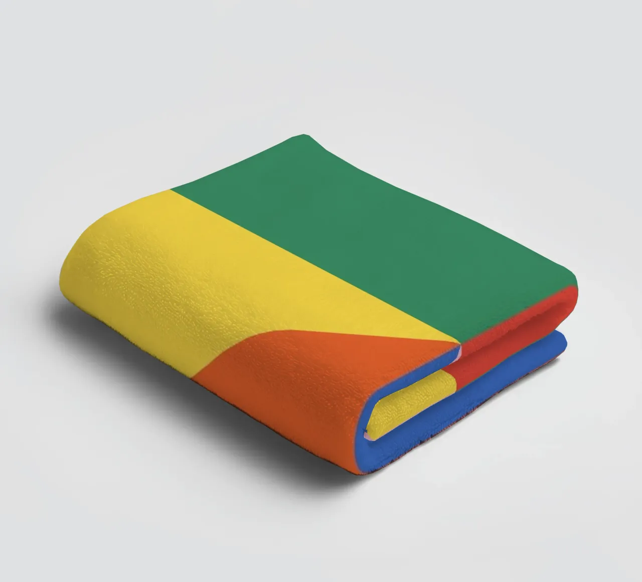 Bauhaus Abstract Triangle Pattern towel by Paigaam Studio