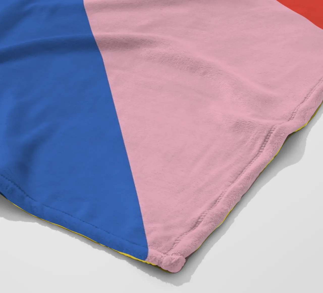 Bauhaus Abstract Triangle Pattern fleece blanket by Paigaam Studio