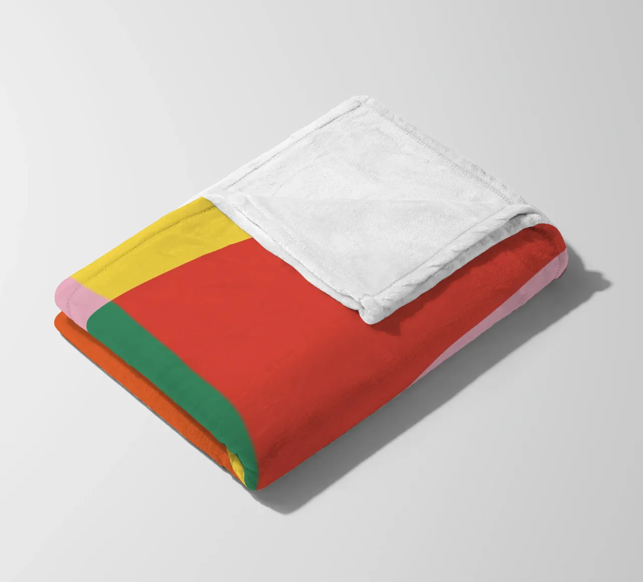 Bauhaus Abstract Triangle Pattern fleece blanket by Paigaam Studio