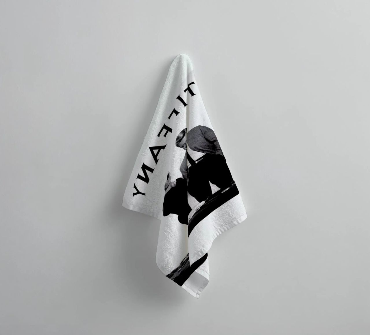 Audrey Hepburn, George Peppard in Breakfast at Tiffany's towel by Gallery Print and Art Limited