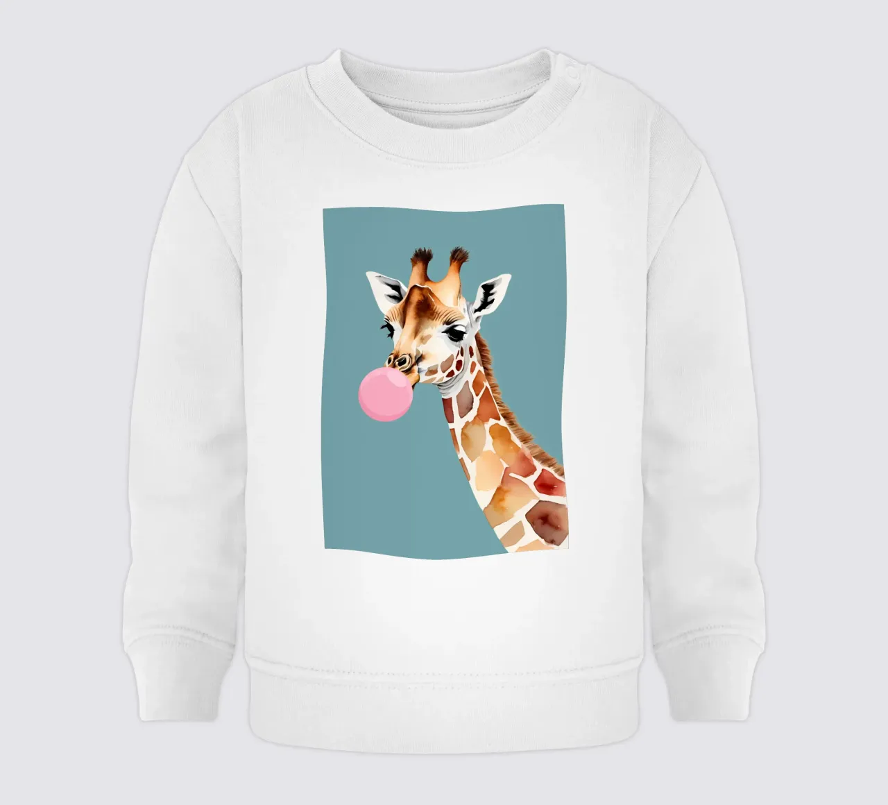 Giraffa sfacciata Pop felpa neonato da Doodle Dreams Art