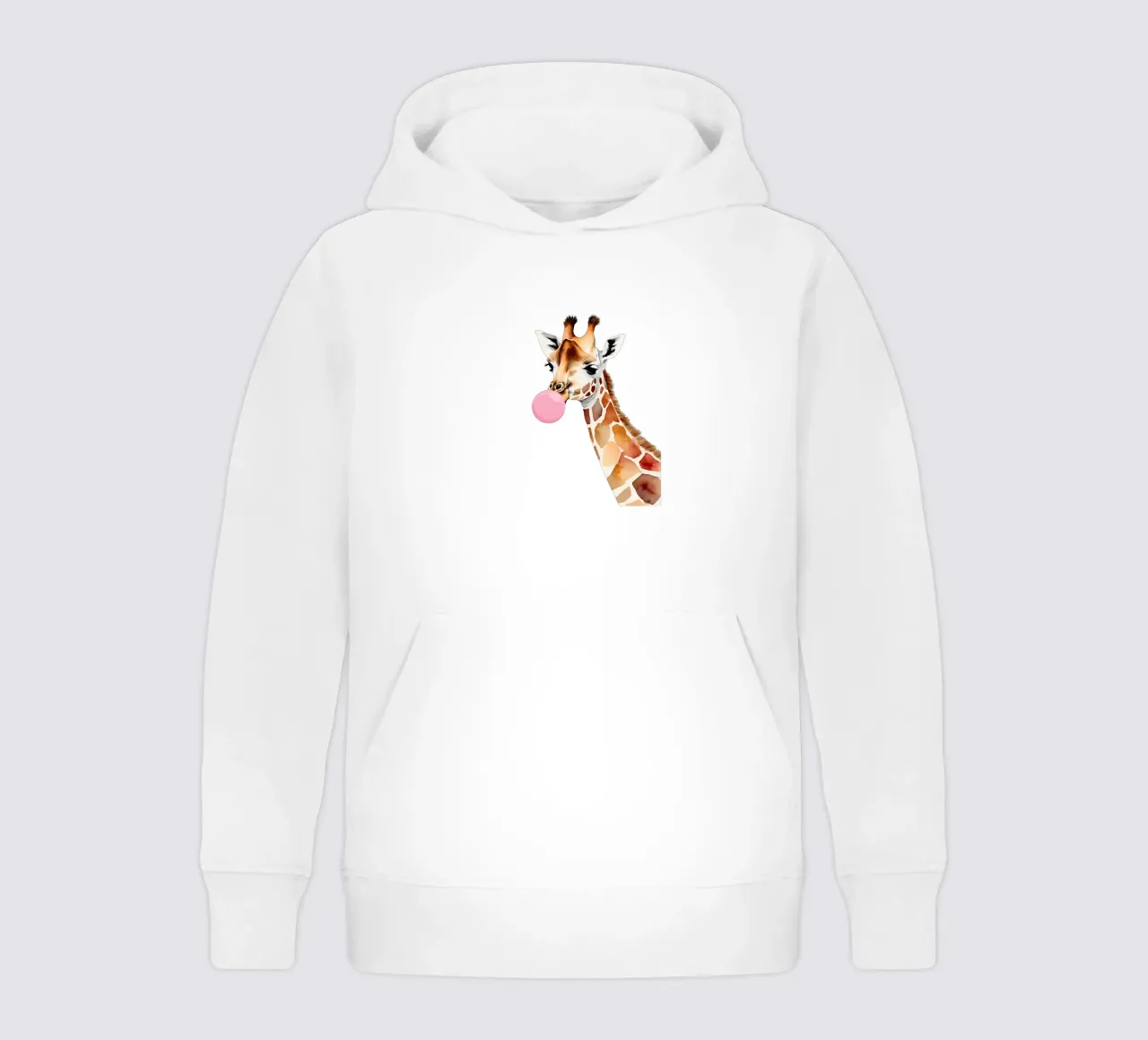 Giraffa sfacciata Pop felpa bambino con cappuccio da Doodle Dreams Art