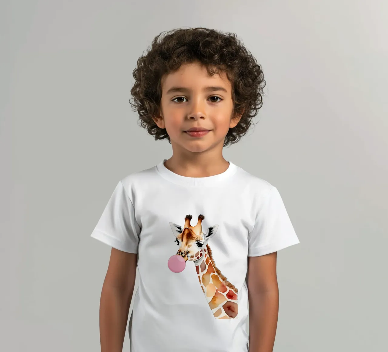 Giraffa sfacciata Pop t-shirt bambini da Doodle Dreams Art