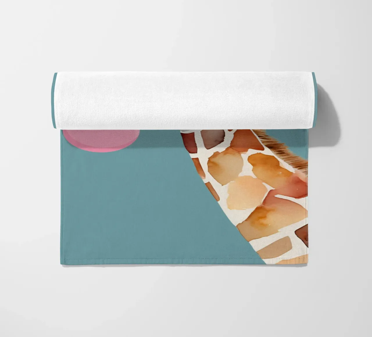 Giraffa sfacciata Pop telo mare da Doodle Dreams Art