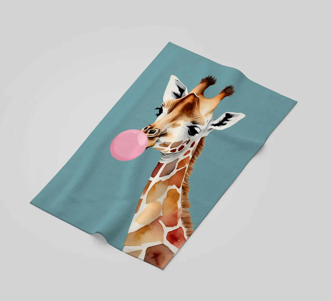 Giraffa sfacciata Pop telo mare da Doodle Dreams Art