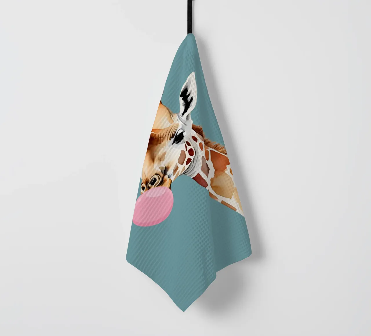 Giraffa sfacciata Pop canovaccio da cucina da Doodle Dreams Art