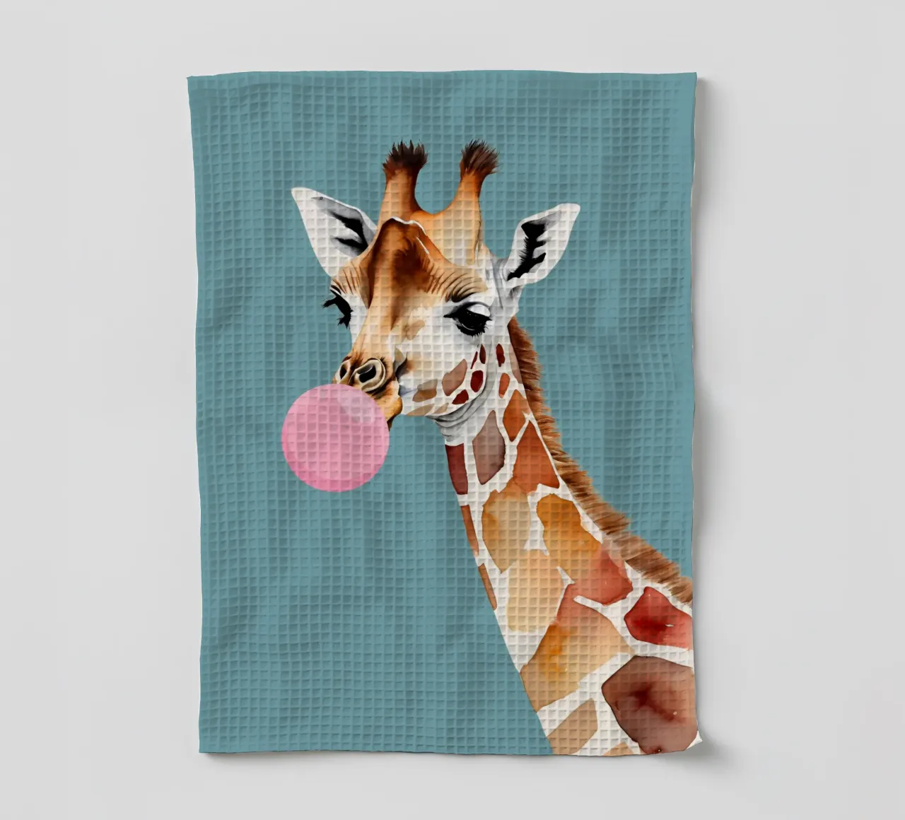 Giraffa sfacciata Pop canovaccio da cucina da Doodle Dreams Art