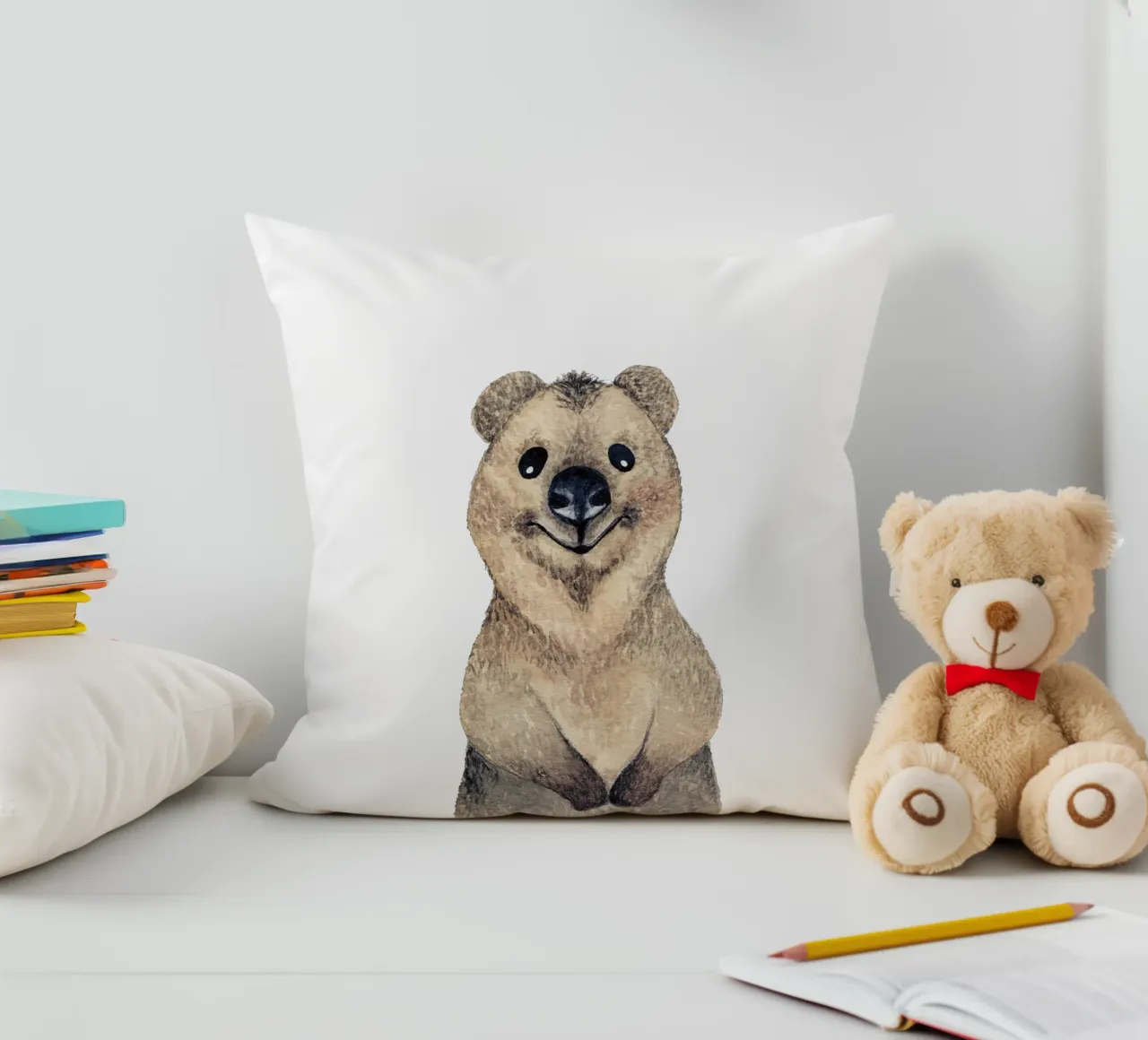 Quokka cuscino da Stefanie Guckau