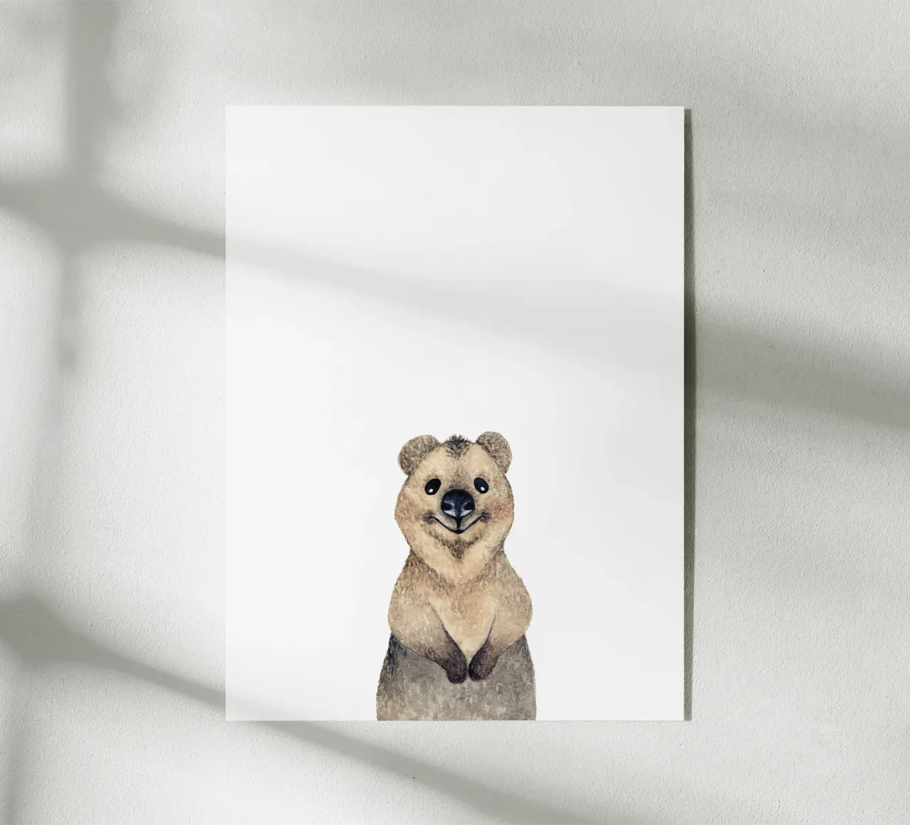 Quokka plexiglass da Stefanie Guckau