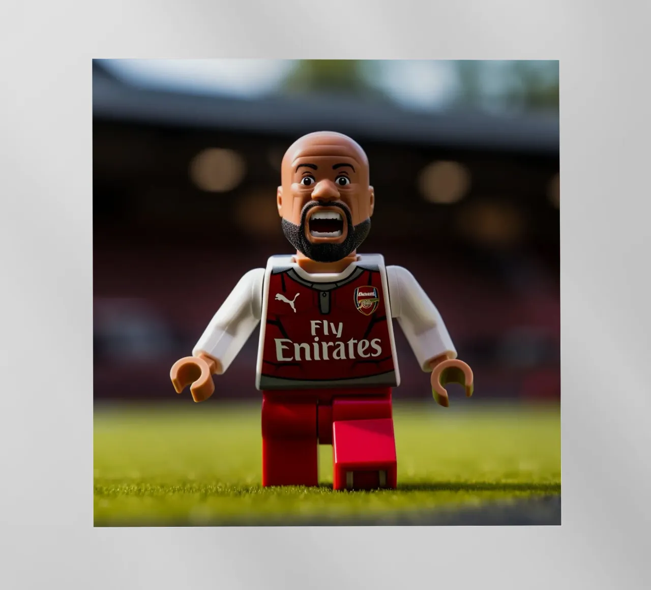 thierrY henrY pellicola backlit da FootballArtist
