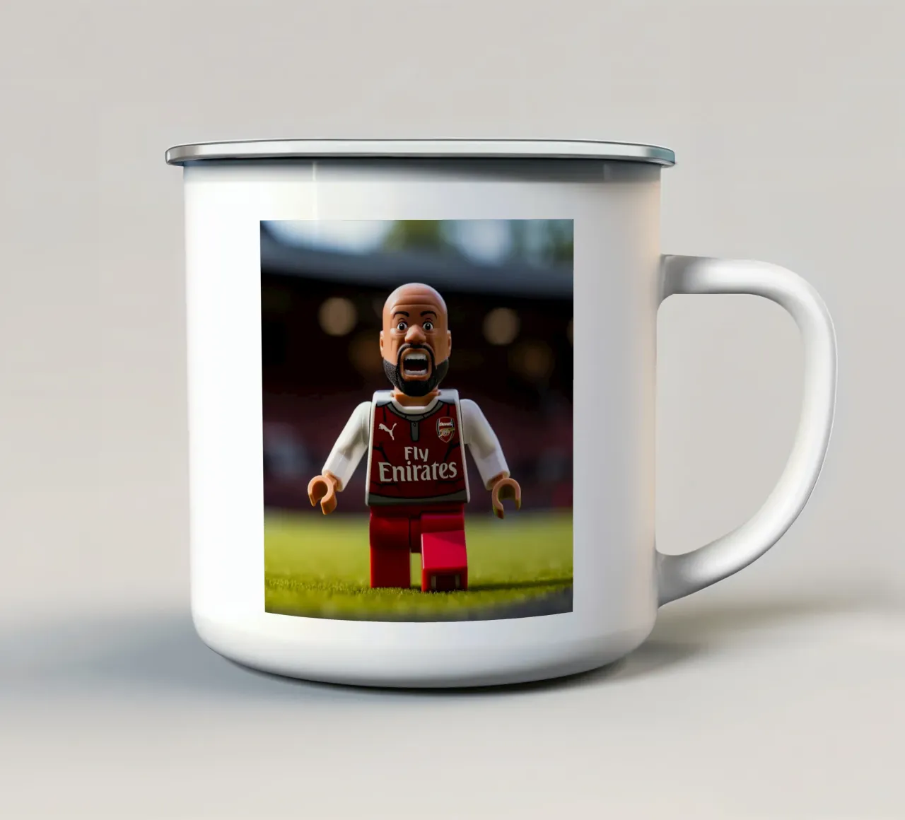 thierrY henrY tazza in smalto da FootballArtist