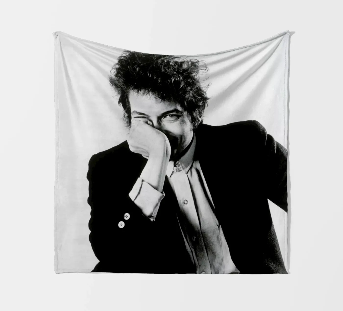 Bob Dylan fleece blanket by Gallery Print and Art Limited