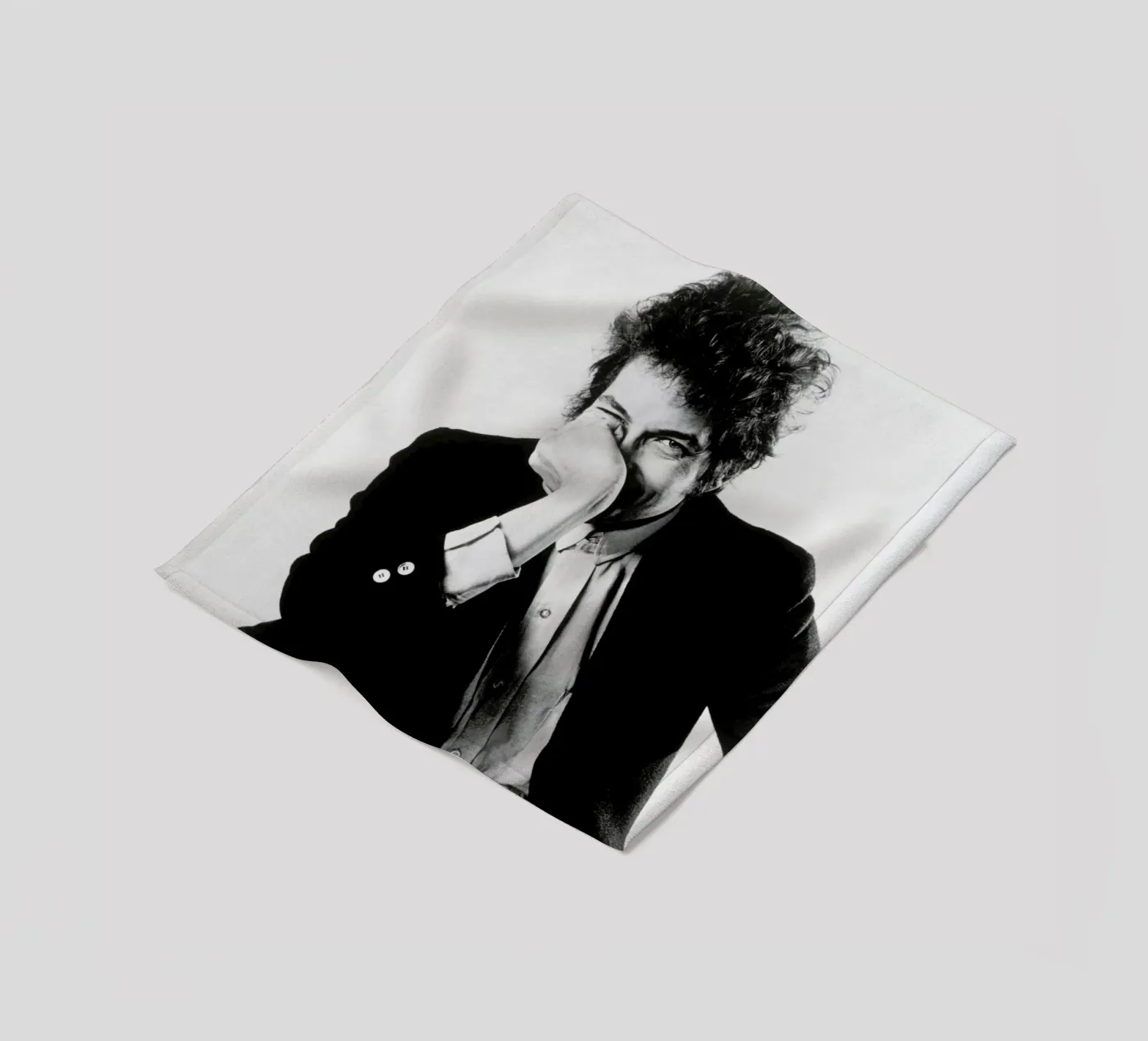 Bob Dylan fleecedeken van Gallery Print and Art Limited