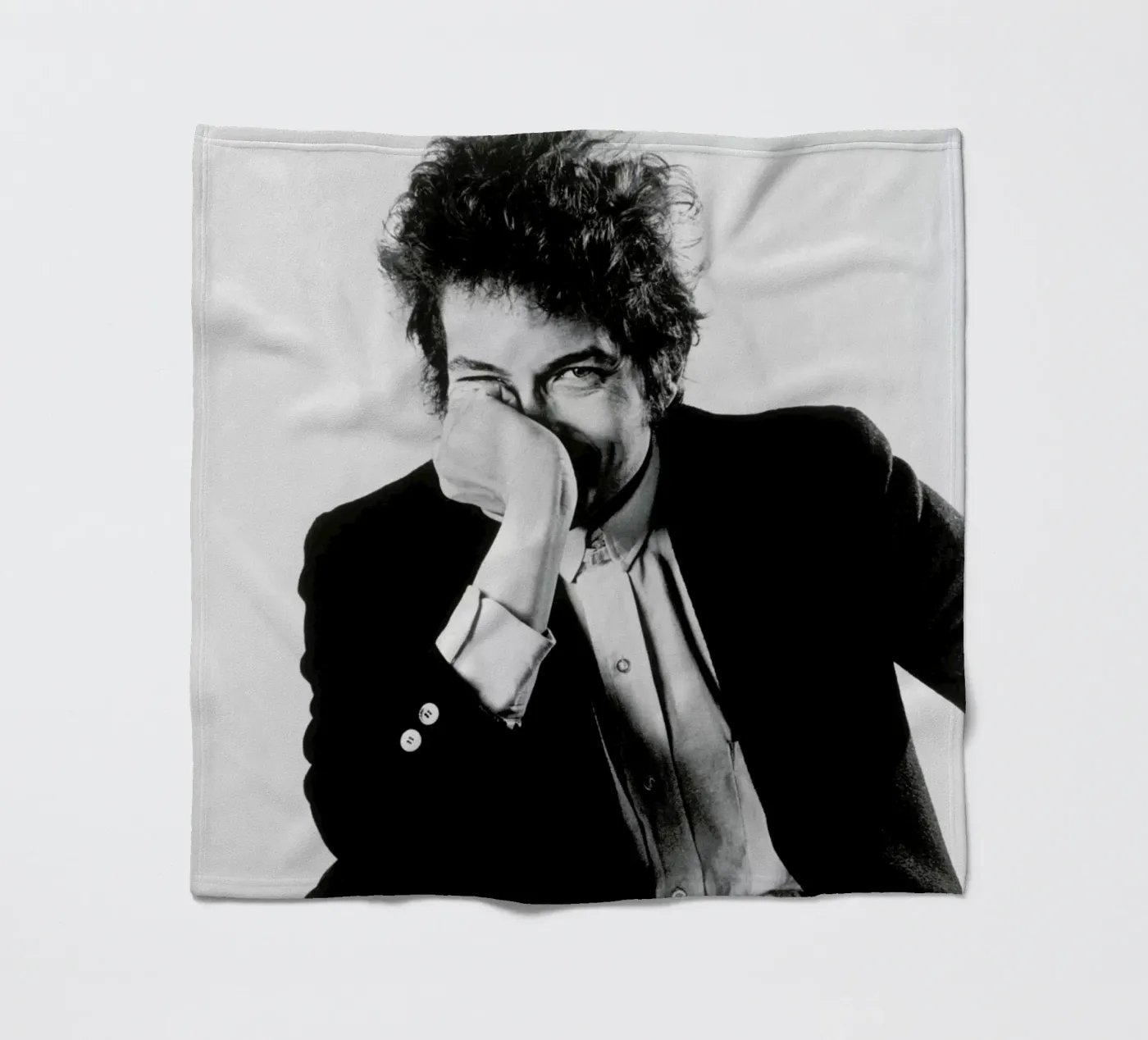 Bob Dylan fleece blanket by Gallery Print and Art Limited