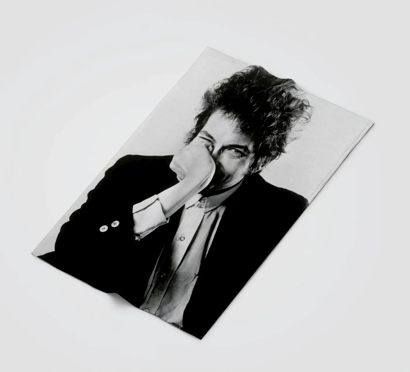 Bob Dylan fleecedeken van Gallery Print and Art Limited
