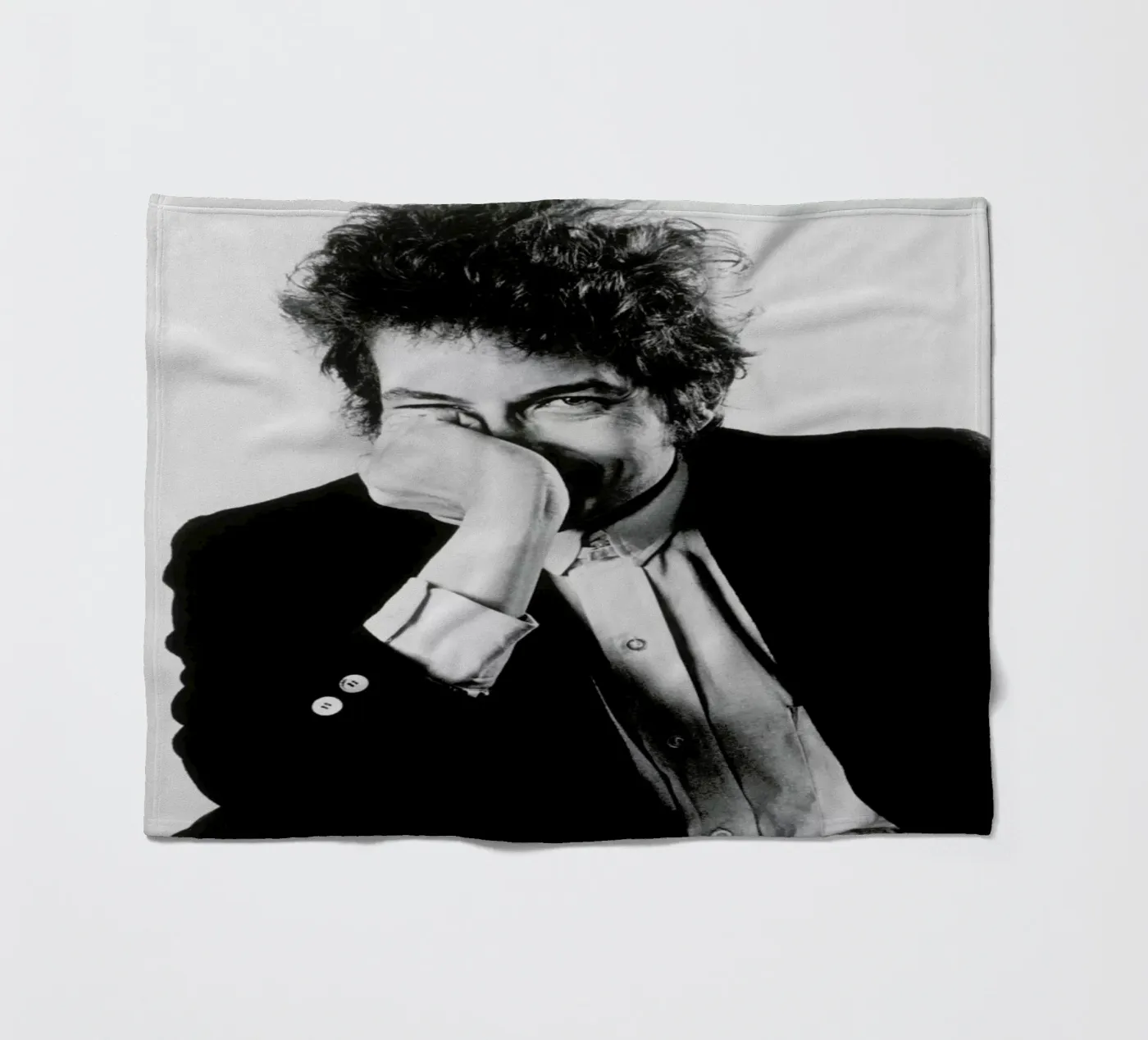 Bob Dylan fleece blanket by Gallery Print and Art Limited