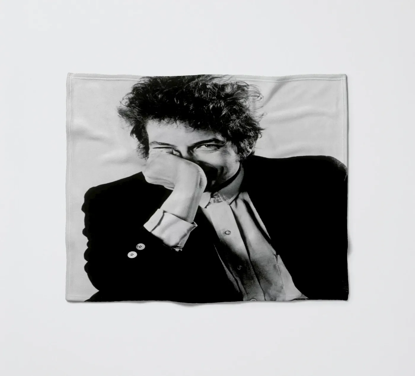 Bob Dylan fleece blanket by Gallery Print and Art Limited