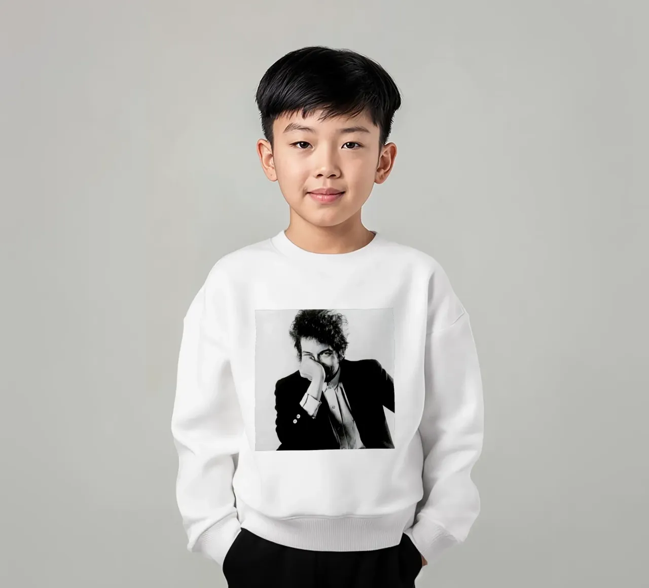 Bob Dylan felpa bambino da Gallery Print and Art Limited