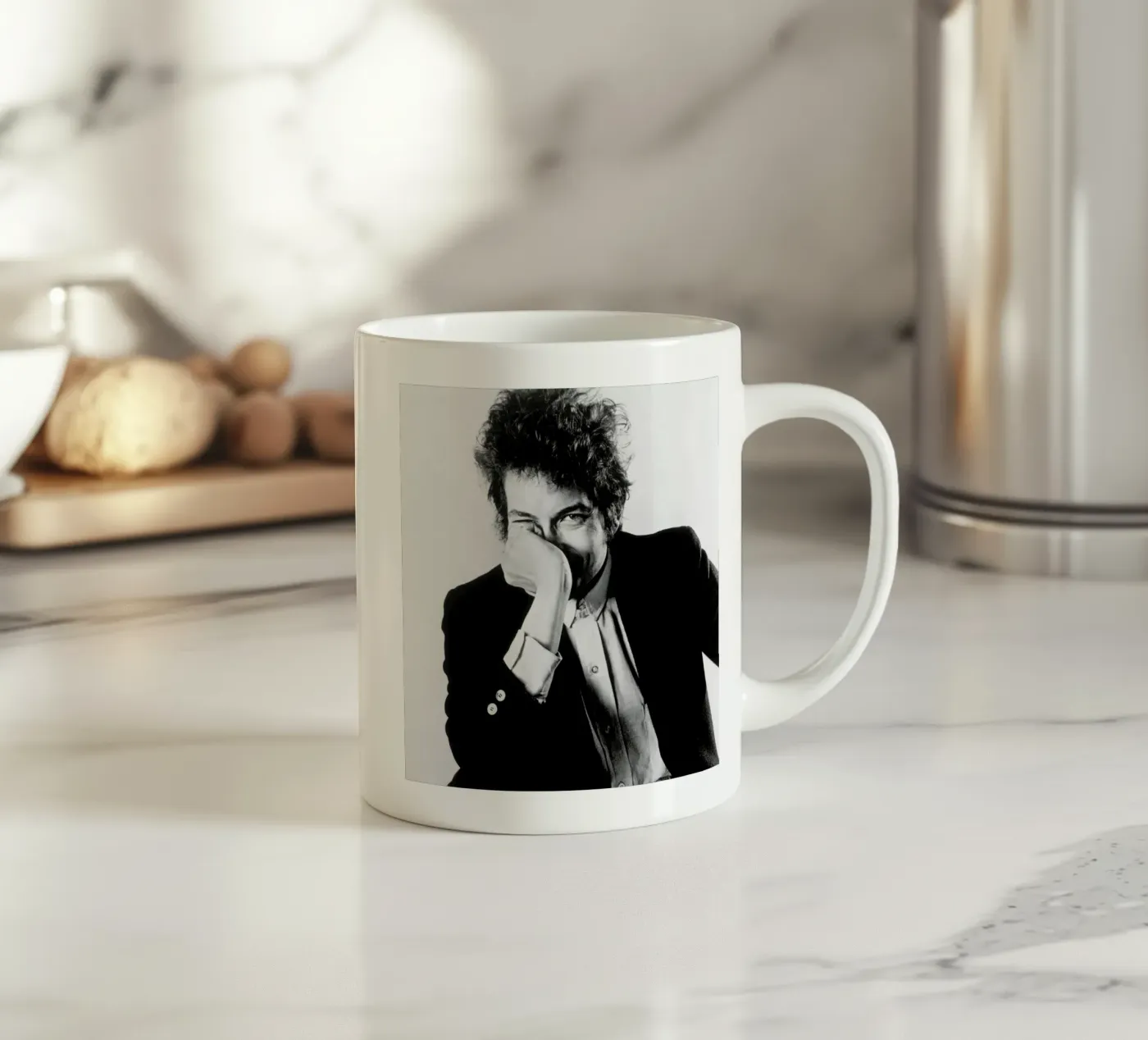 Bob Dylan ceramic mug by Gallery Print and Art Limited
