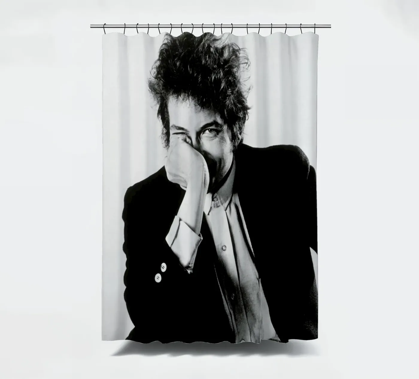 Bob Dylan douchegordijn van Gallery Print and Art Limited