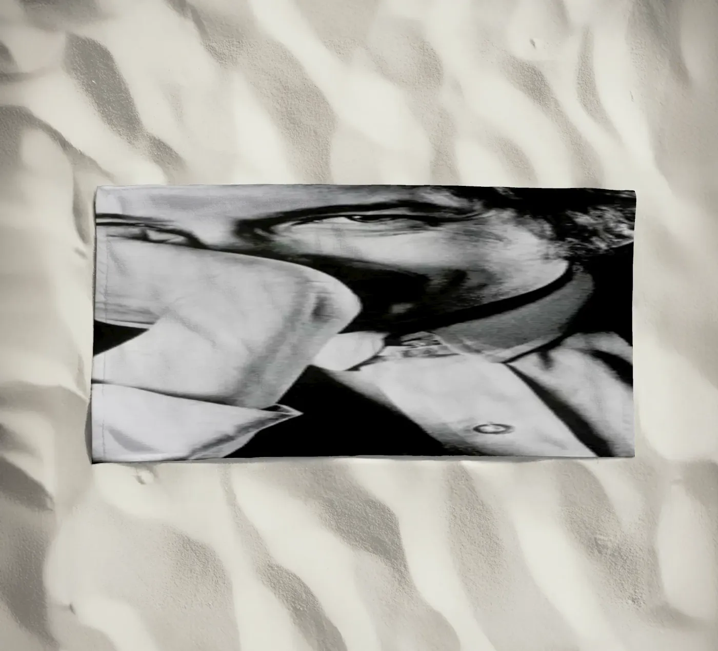 Bob Dylan strandhanddoek van Gallery Print and Art Limited