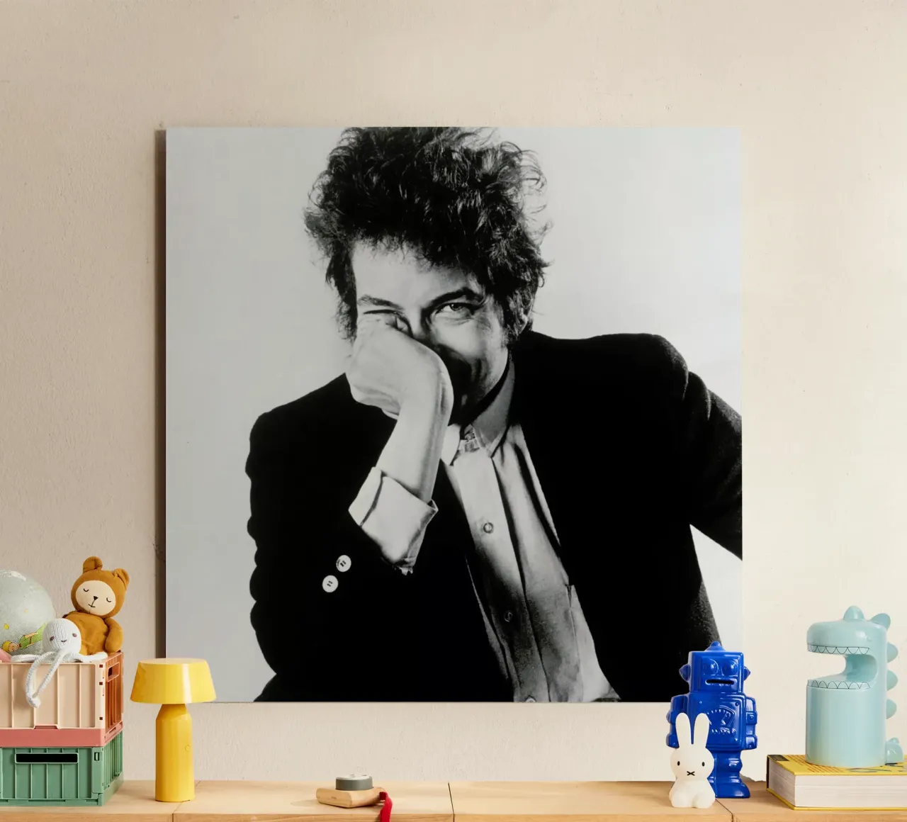 Bob Dylan forex plate by Gallery Print and Art Limited