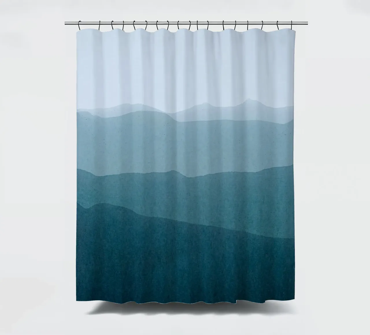 gradient landscape teal tenda da doccia da IRIS LEHNHARDT FINE ART