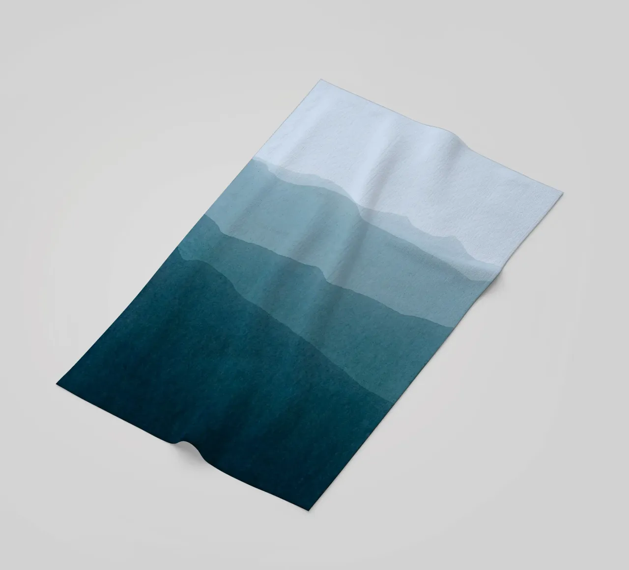 gradient landscape teal telo mare da IRIS LEHNHARDT FINE ART