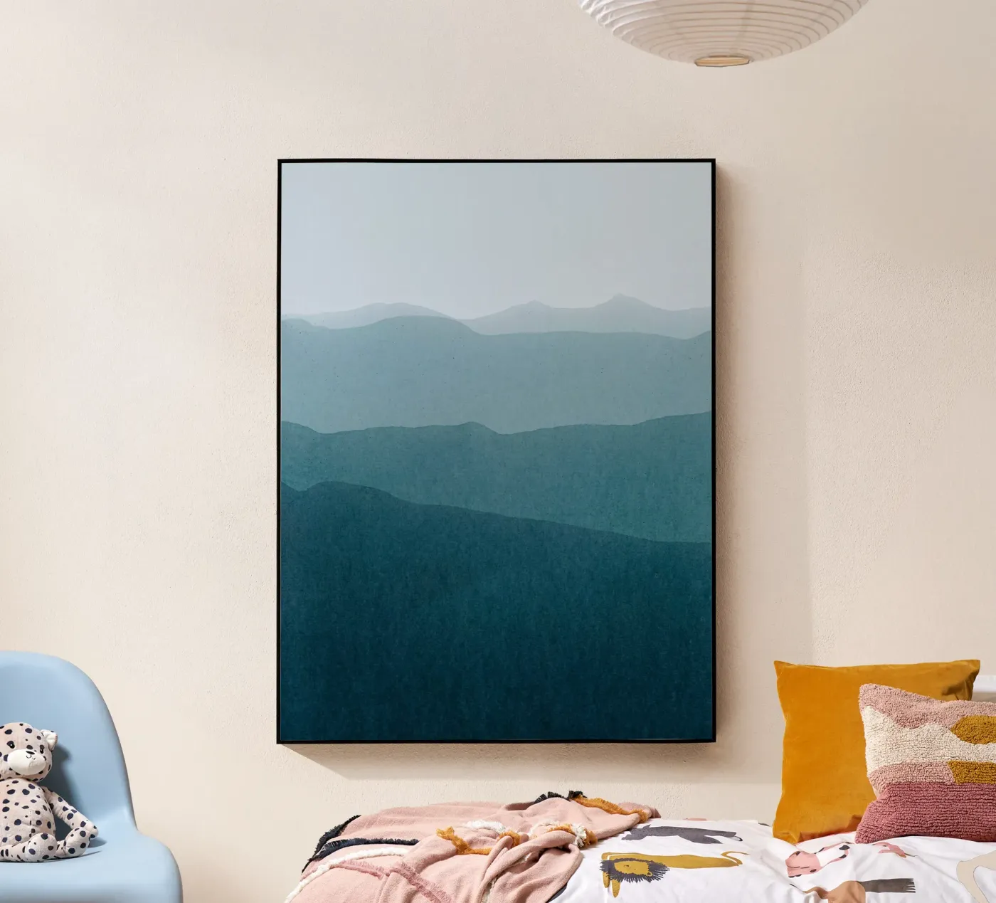 gradient landscape teal plexiglass da IRIS LEHNHARDT FINE ART