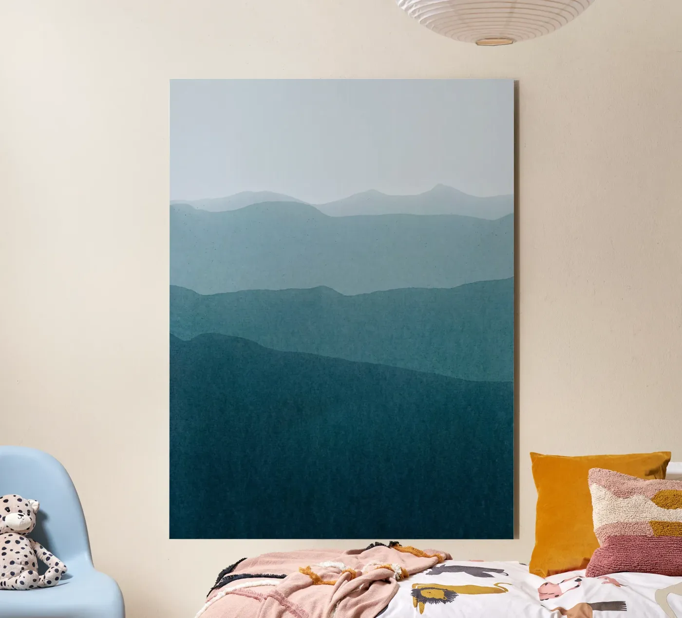 gradient landscape teal alluminio dibond da IRIS LEHNHARDT FINE ART