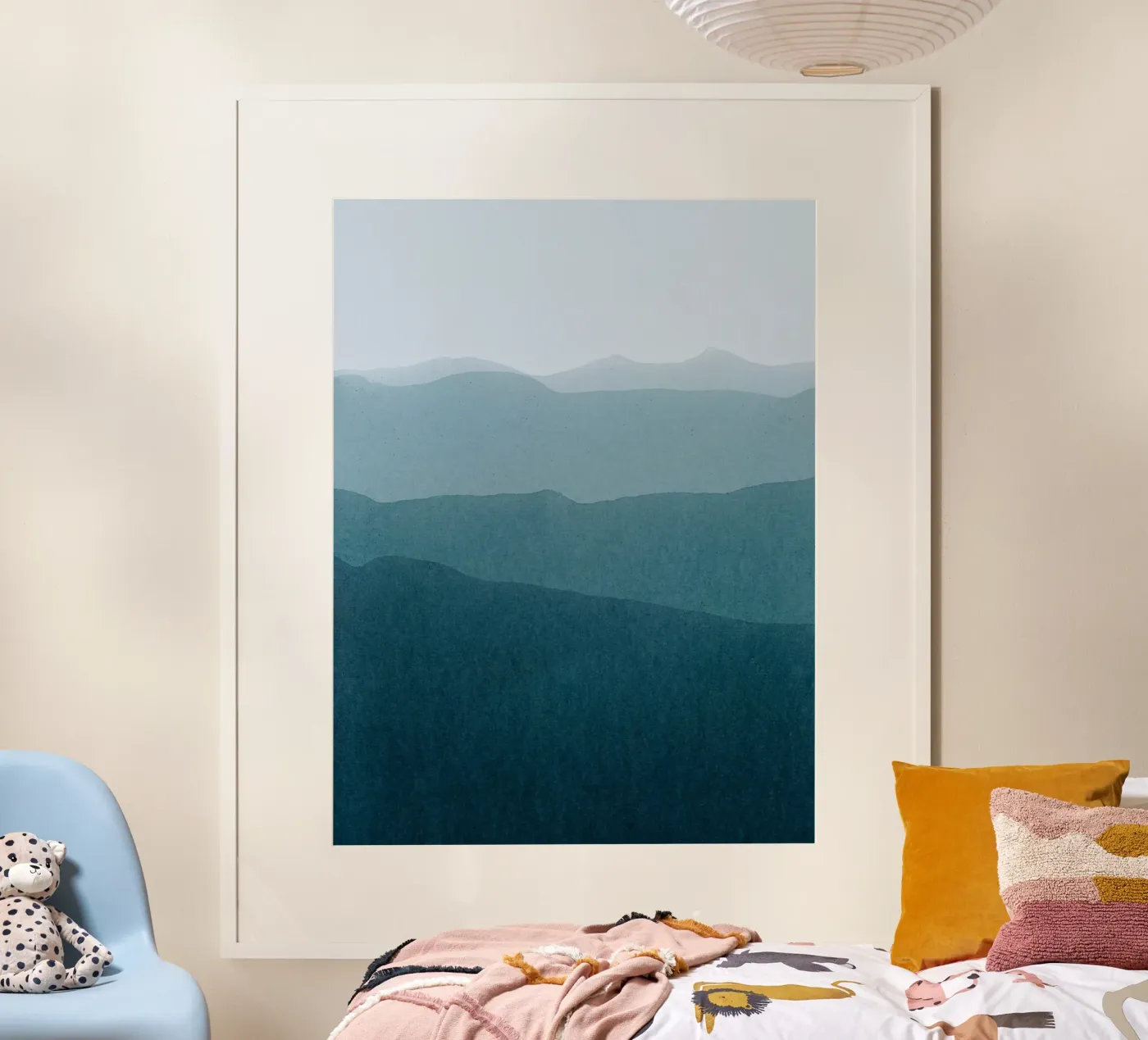 gradient landscape teal poster da IRIS LEHNHARDT FINE ART
