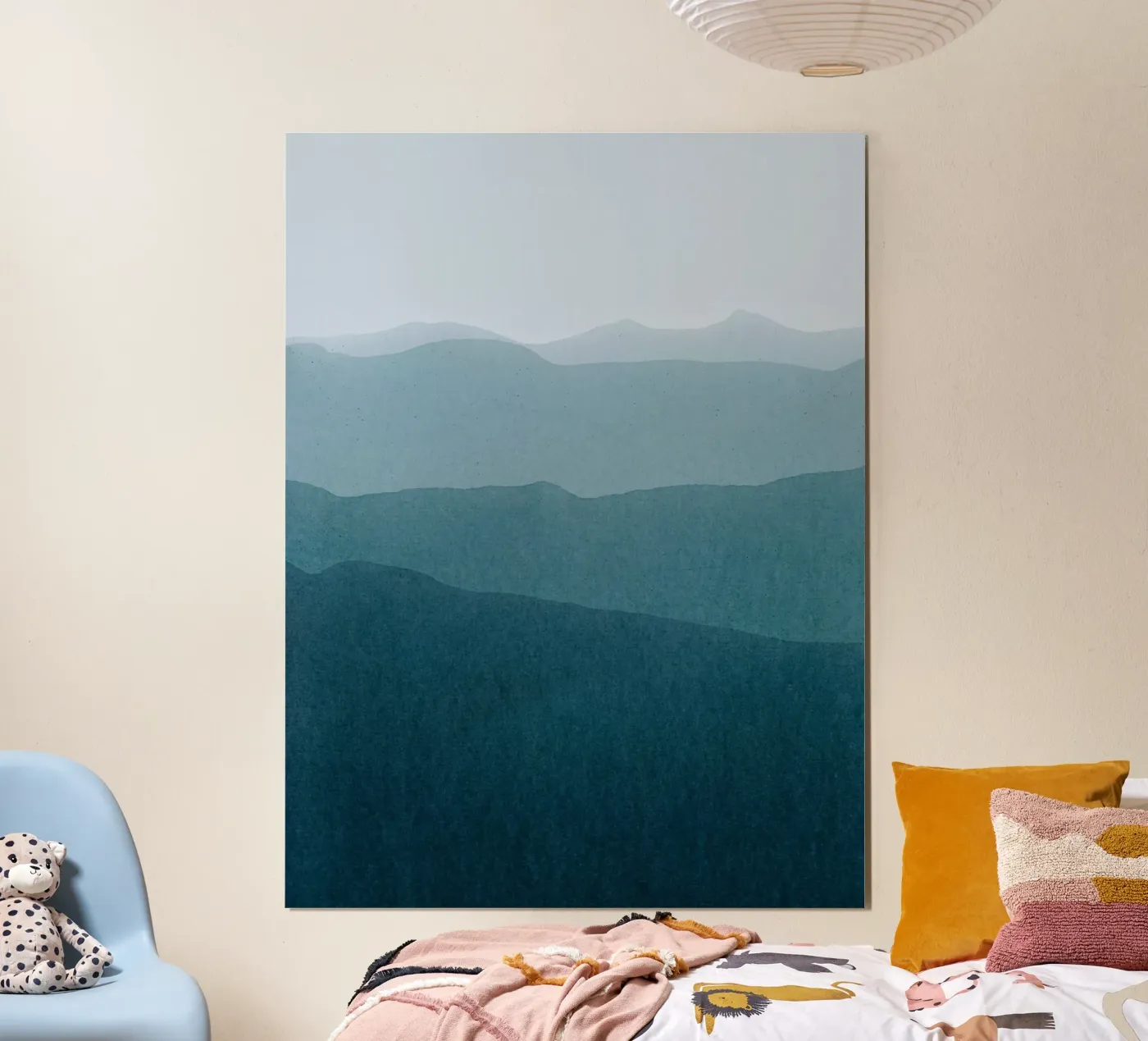 gradient landscape teal poster da IRIS LEHNHARDT FINE ART