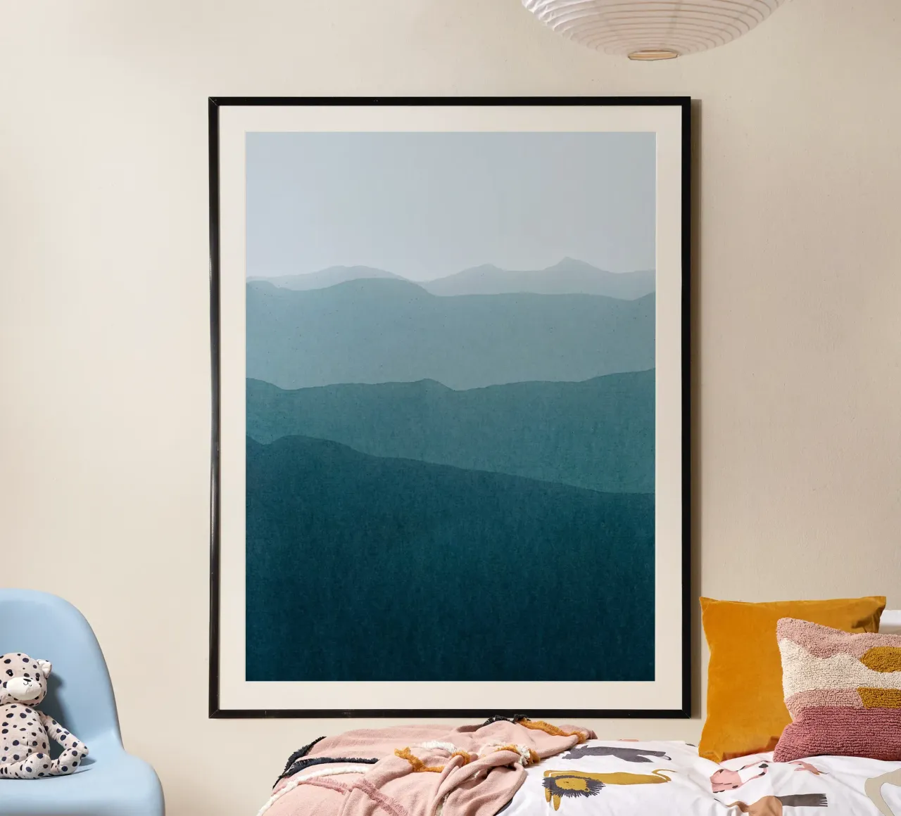 gradient landscape teal poster da IRIS LEHNHARDT FINE ART