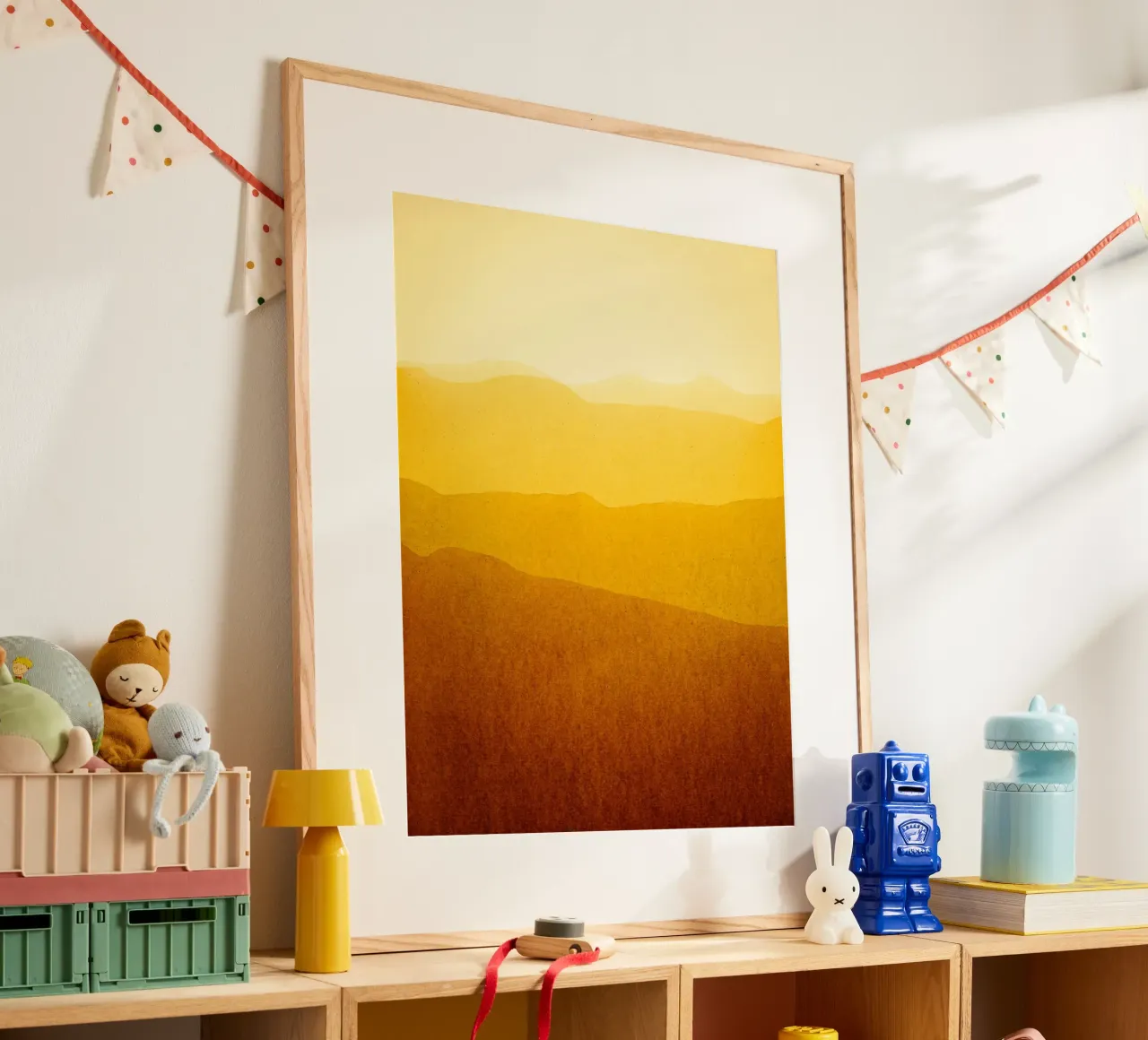 gradient landscape sunshine edit poster da IRIS LEHNHARDT FINE ART
