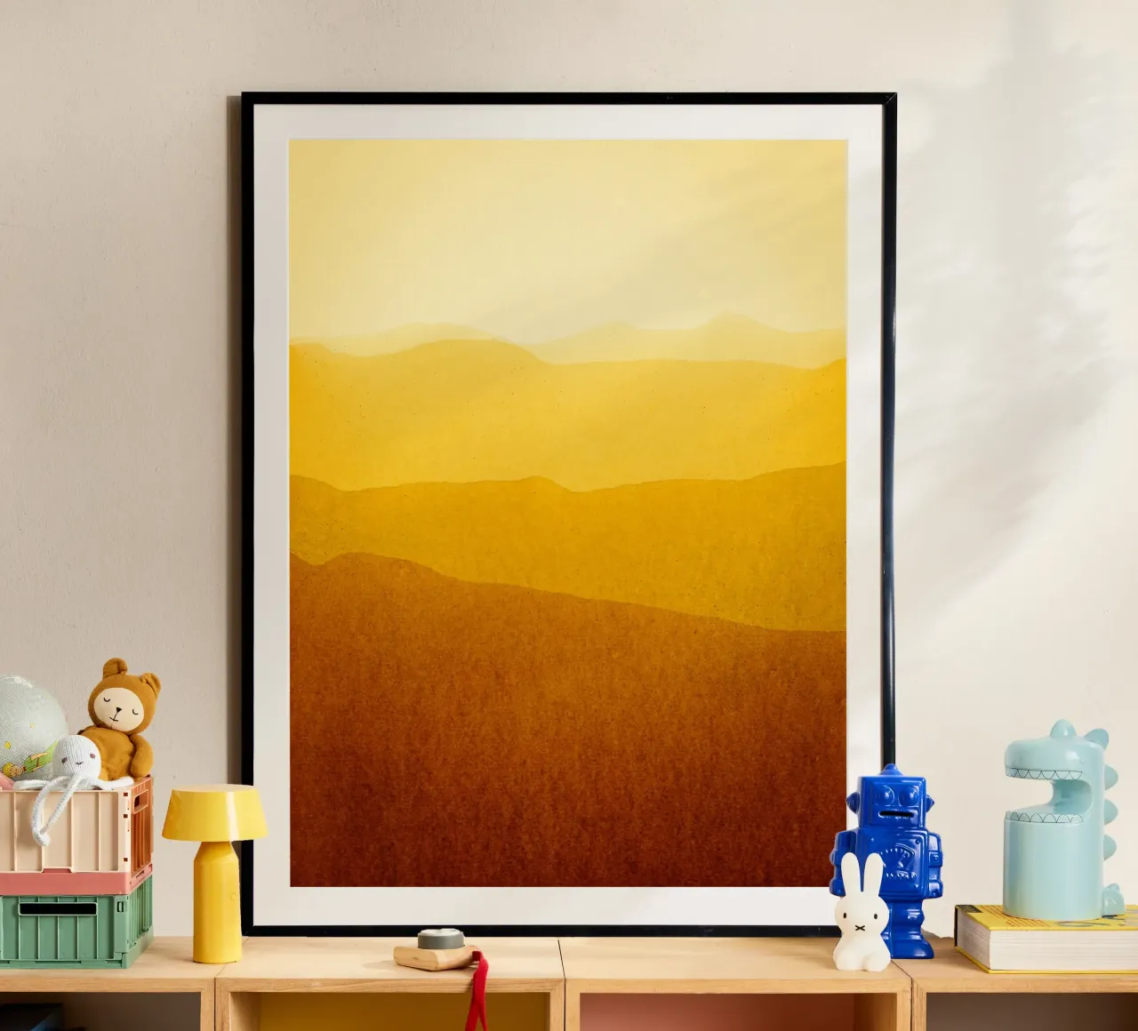 gradient landscape sunshine edit poster da IRIS LEHNHARDT FINE ART