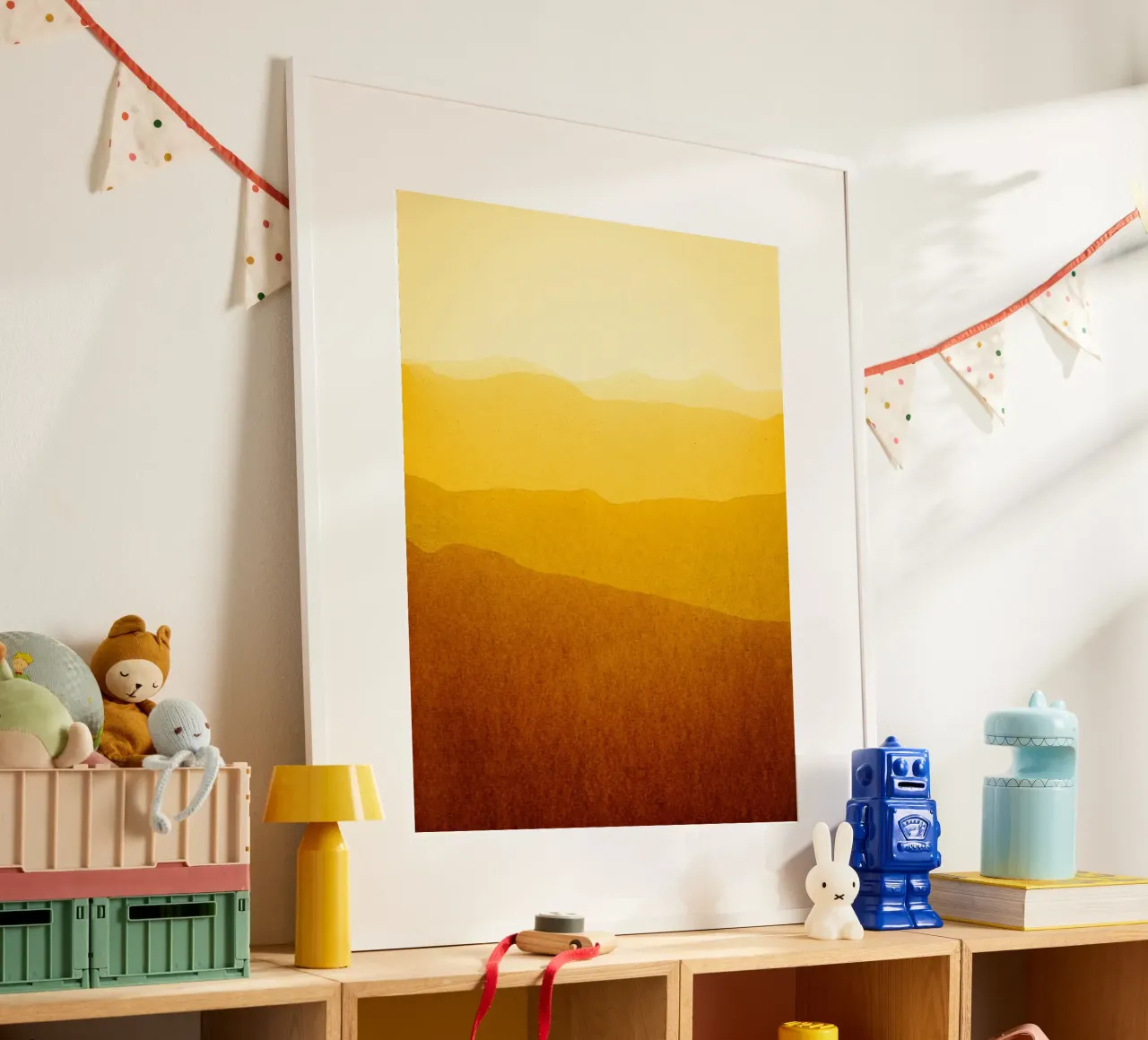 gradient landscape sunshine edit poster da IRIS LEHNHARDT FINE ART