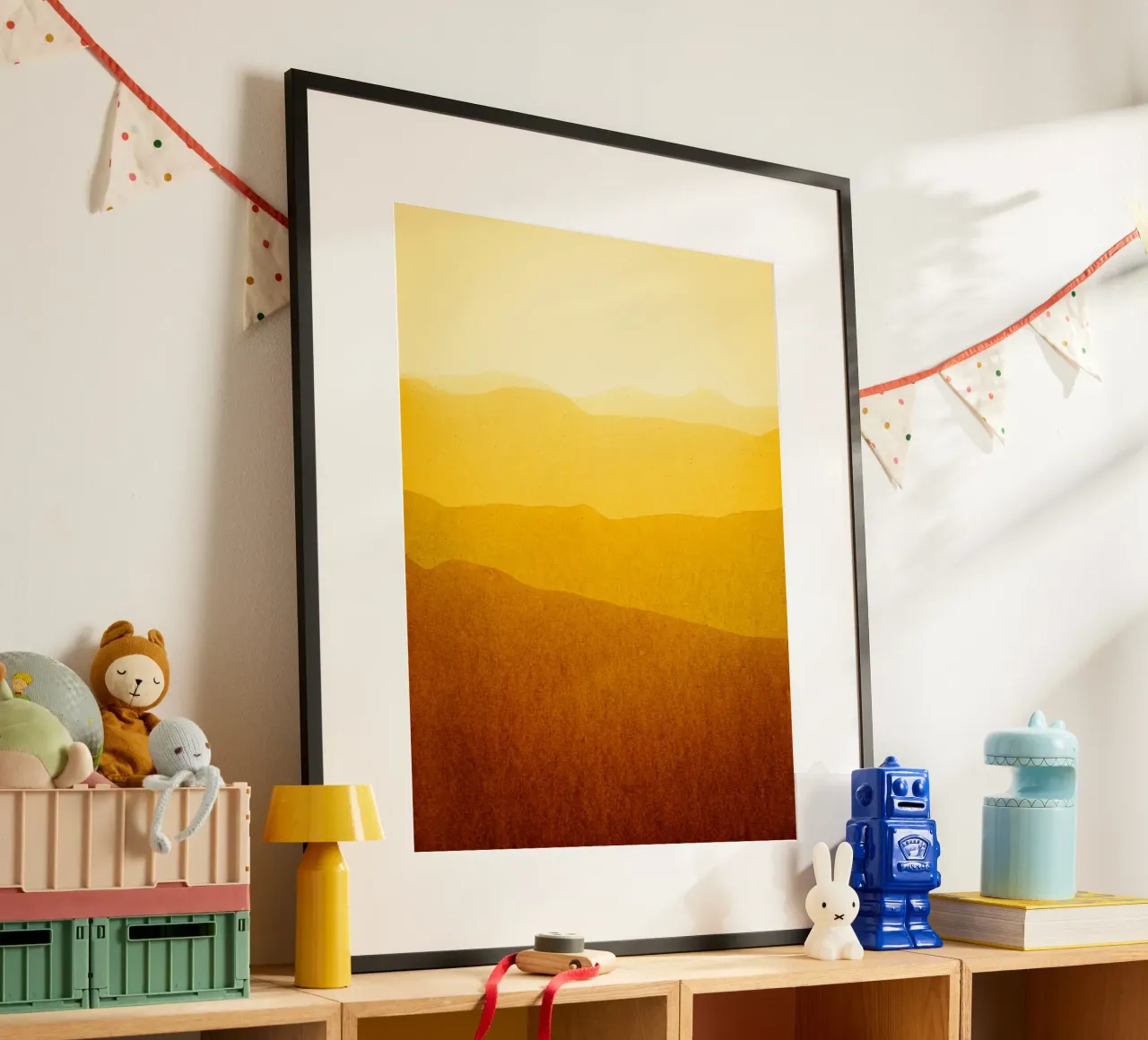 gradient landscape sunshine edit poster da IRIS LEHNHARDT FINE ART