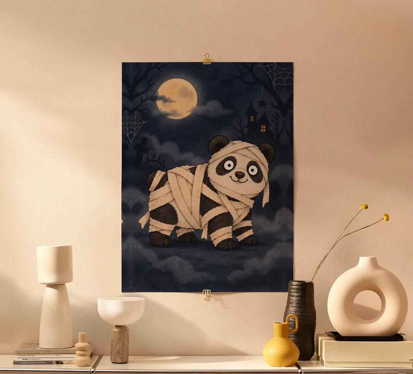 Panda mummificato poster da Creative.Mind