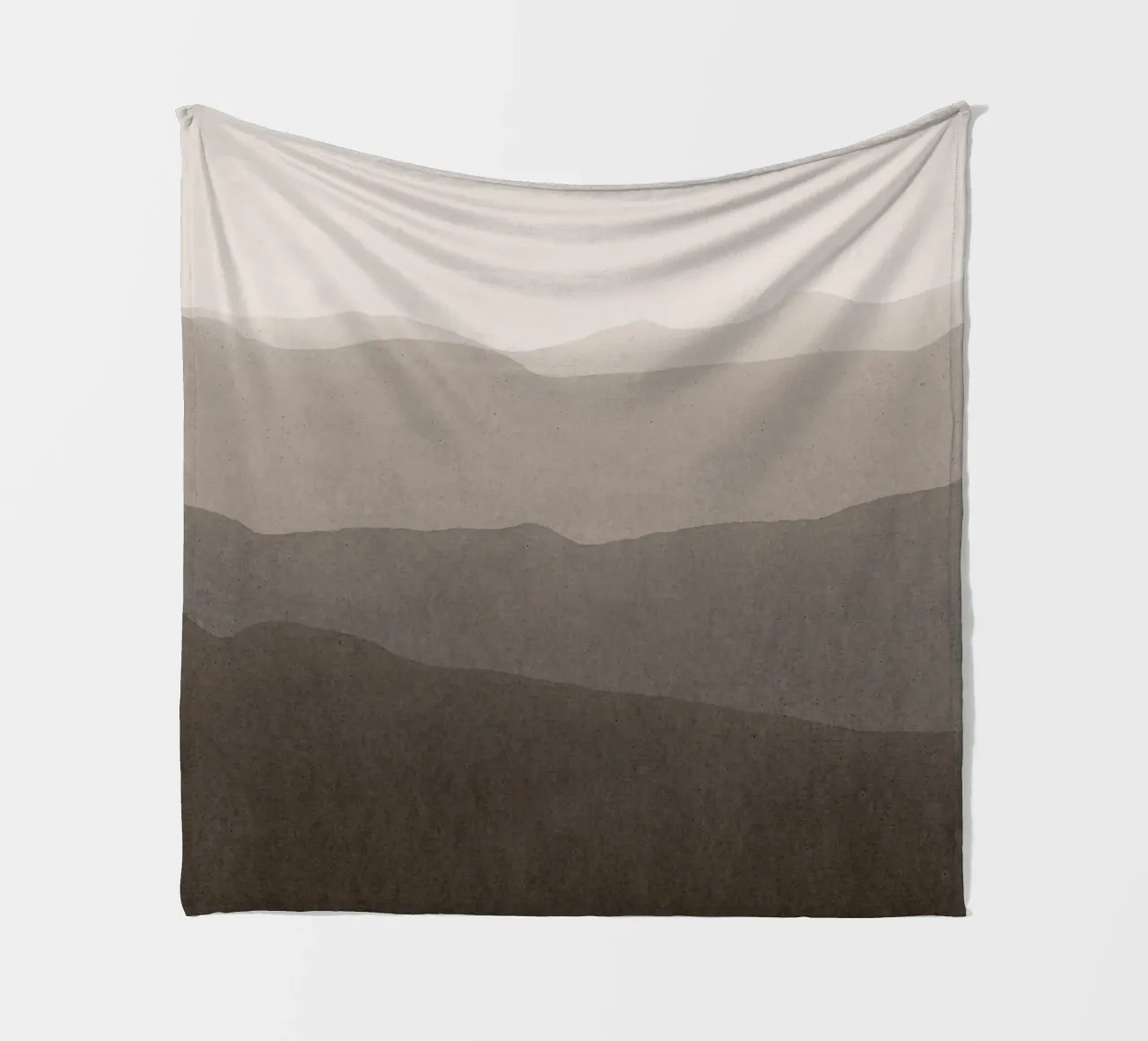 gradient landscape brown coperta in pile da IRIS LEHNHARDT FINE ART