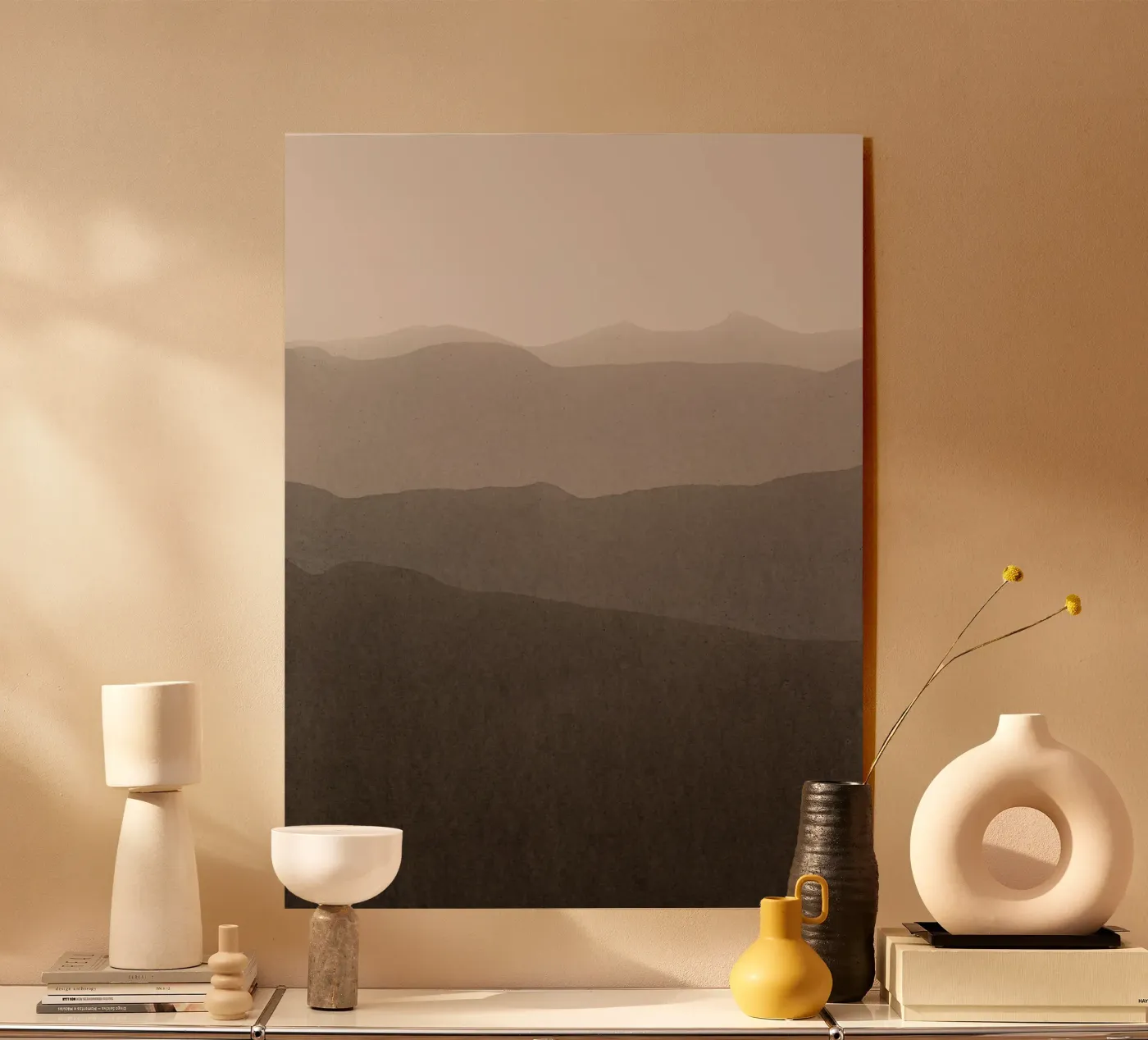 gradient landscape brown plexiglass da IRIS LEHNHARDT FINE ART