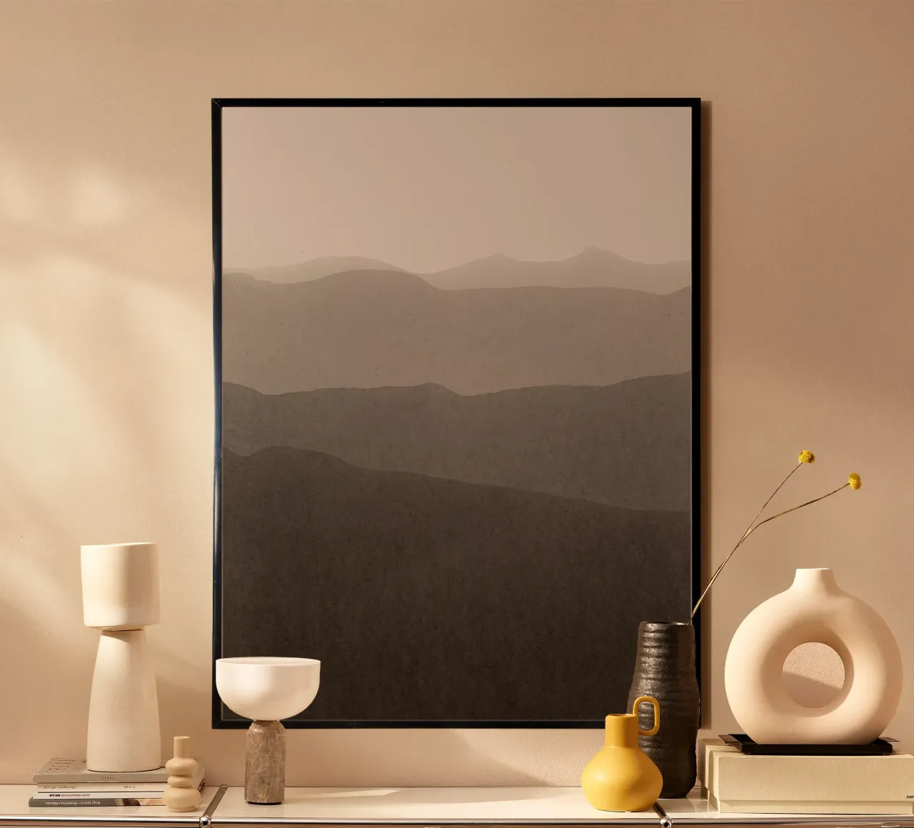 gradient landscape brown carta hahnemühle da IRIS LEHNHARDT FINE ART