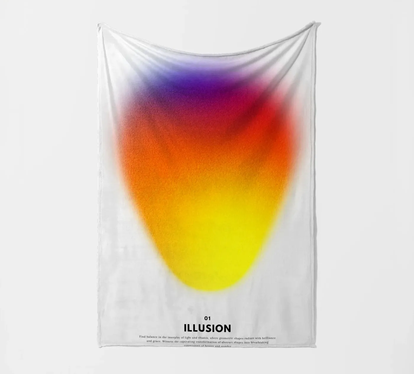 Illusion Fleecedecke von RS LAB STUDIO