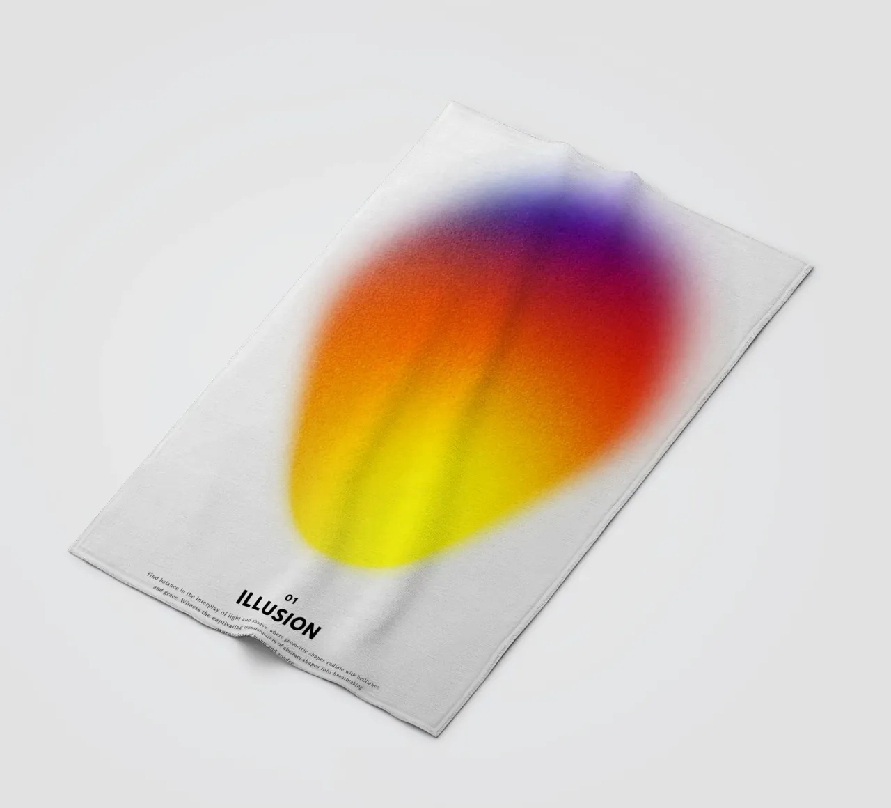 Illusion Fleecedecke von RS LAB STUDIO