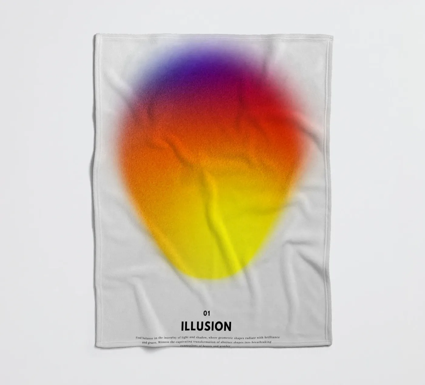 Illusie fleecedeken van RS LAB STUDIO